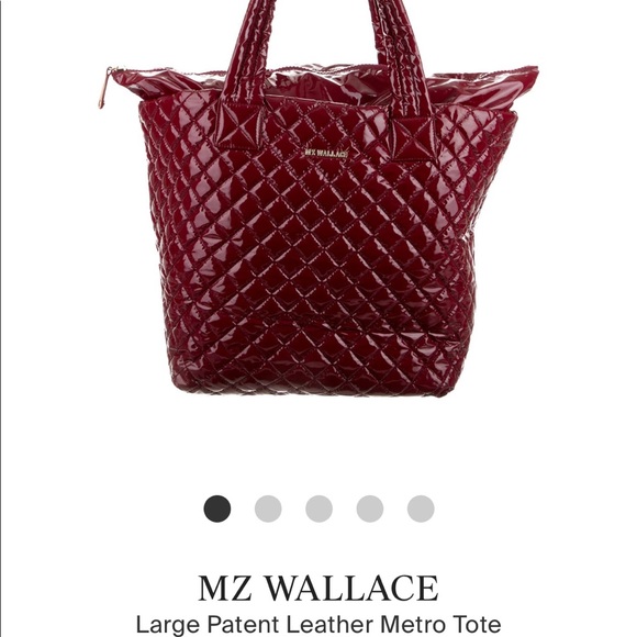 mz wallace patent leather tote